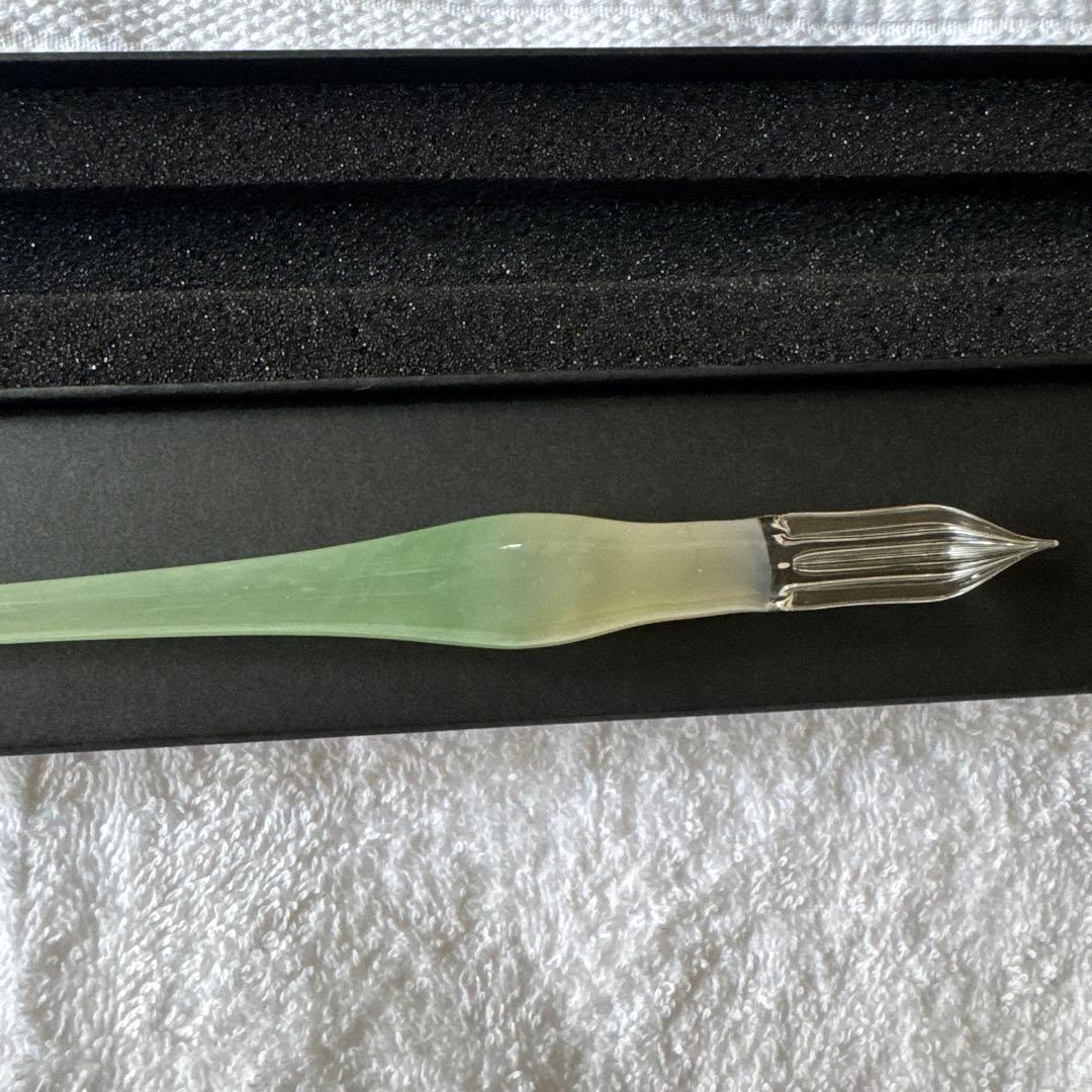 aun ガラスペン 灯す　クリプトナイトM(新品未使用）