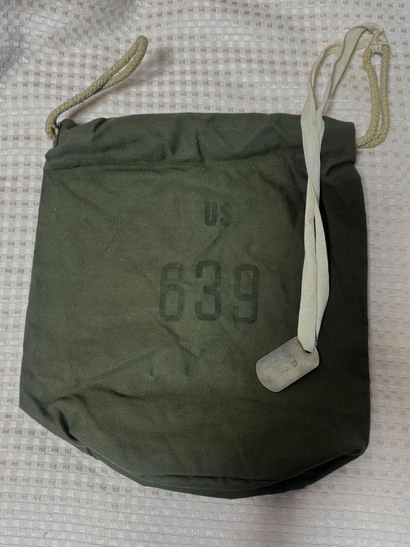 米軍 実物 60年代 貴重品袋 639