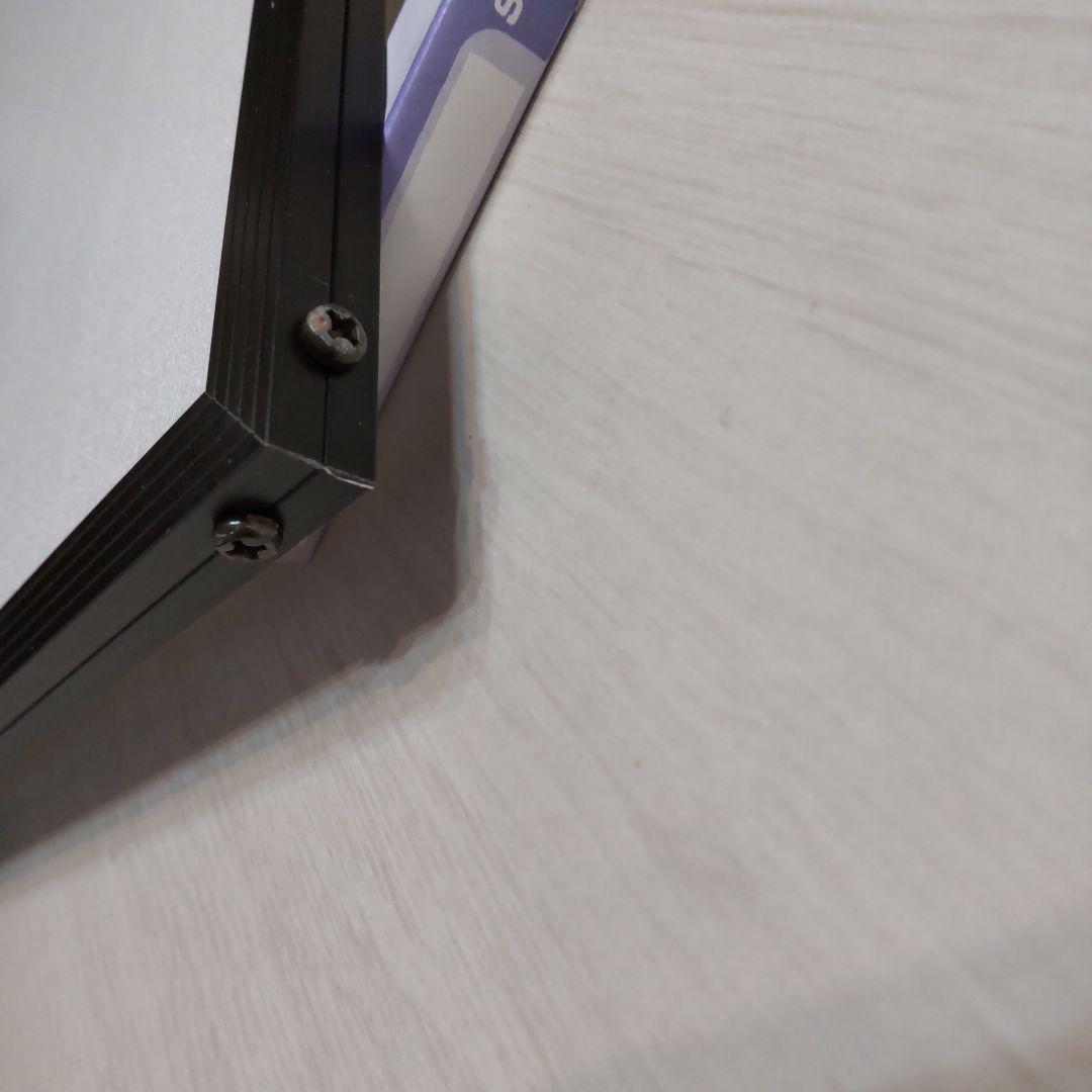 【10枚✩ポスター額】　ポスター　フレーム　黑　アルミ　額縁