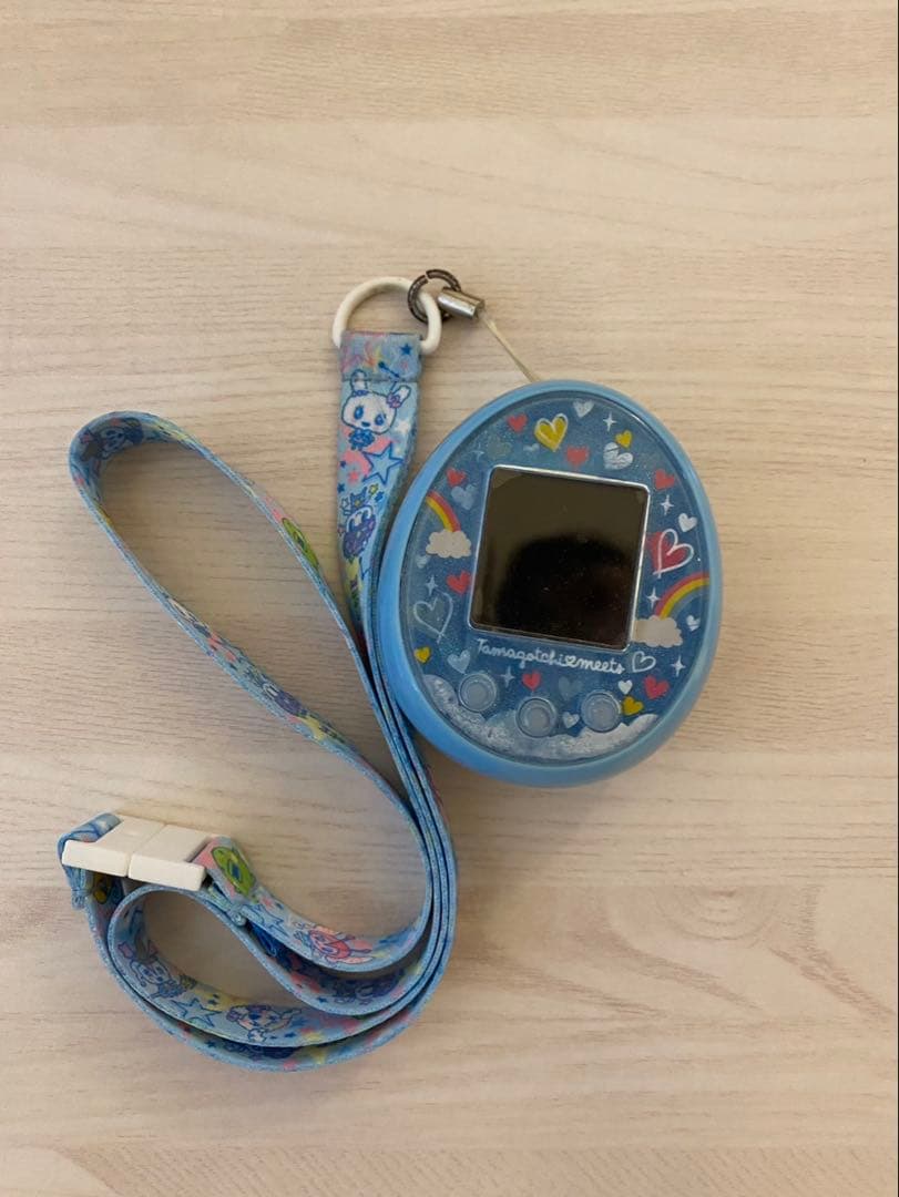 M*o様 たまごっちみーつ メルヘンみーつver．ブルー ストラップ付き