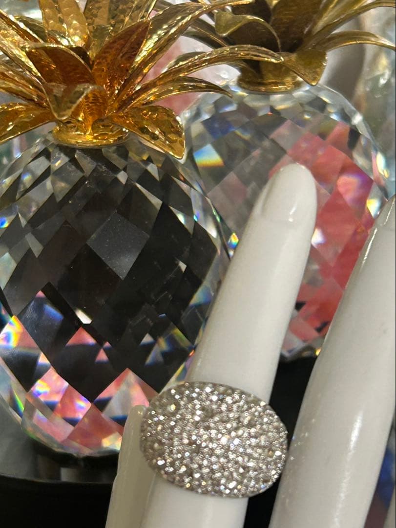 スワロフスキーパヴェリング14号➕スワロフスキーオマケ