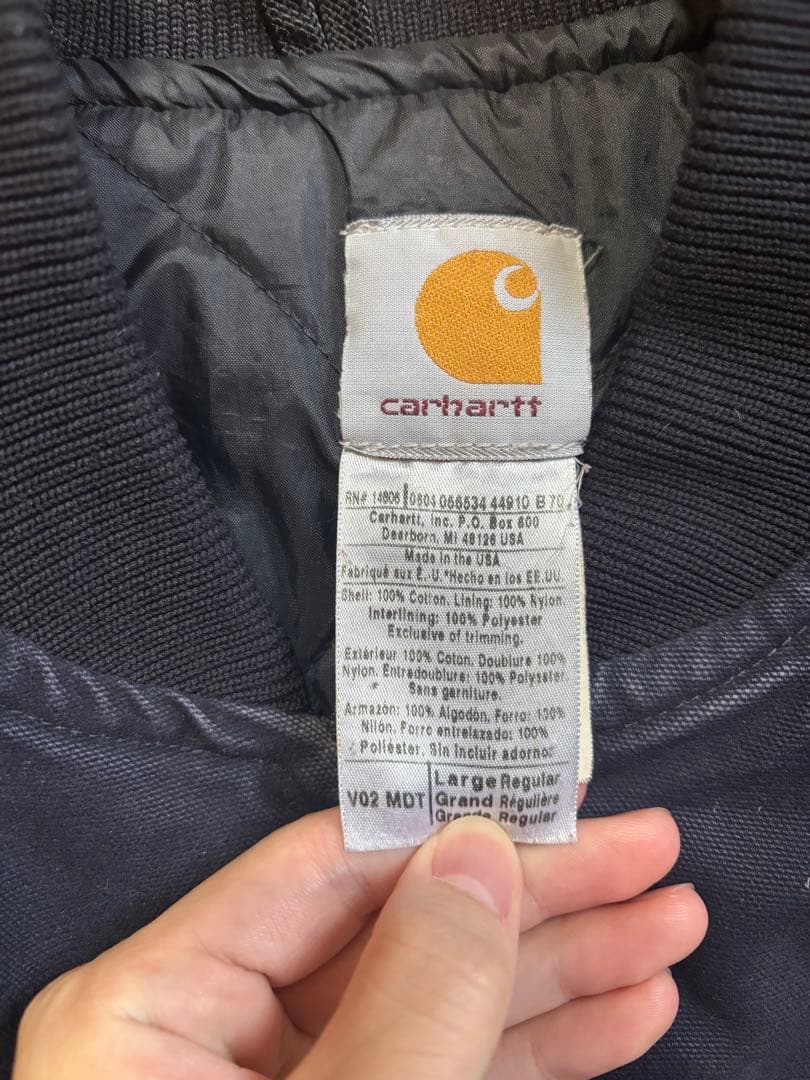 Carhartt ダックベスト ネイビー USA製