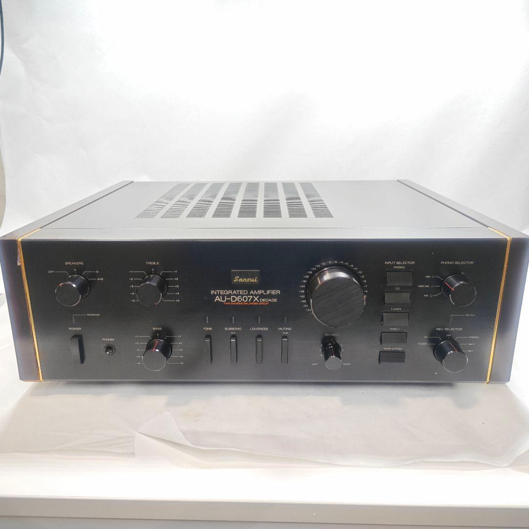 M*O様 動作確認済　サンスイ　プリメインアンプ　AU-D607X