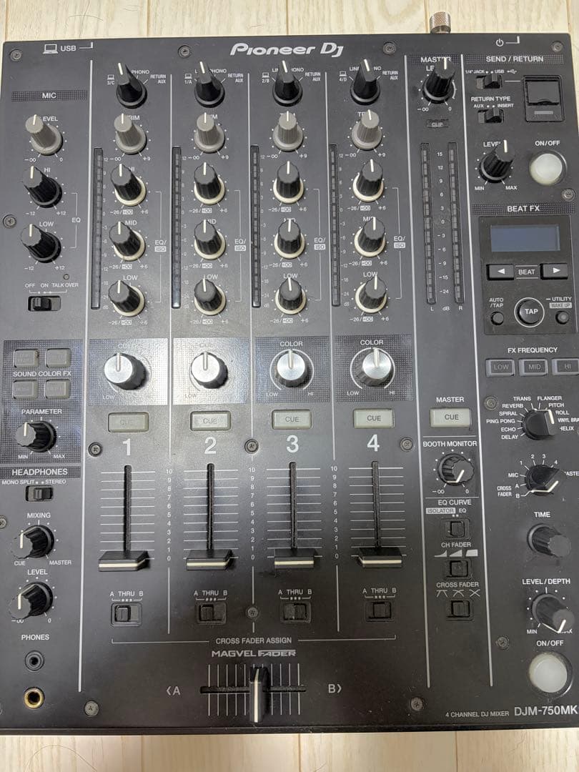 Pioneer DJ DJM-750MK 4チャンネル DJミキサー