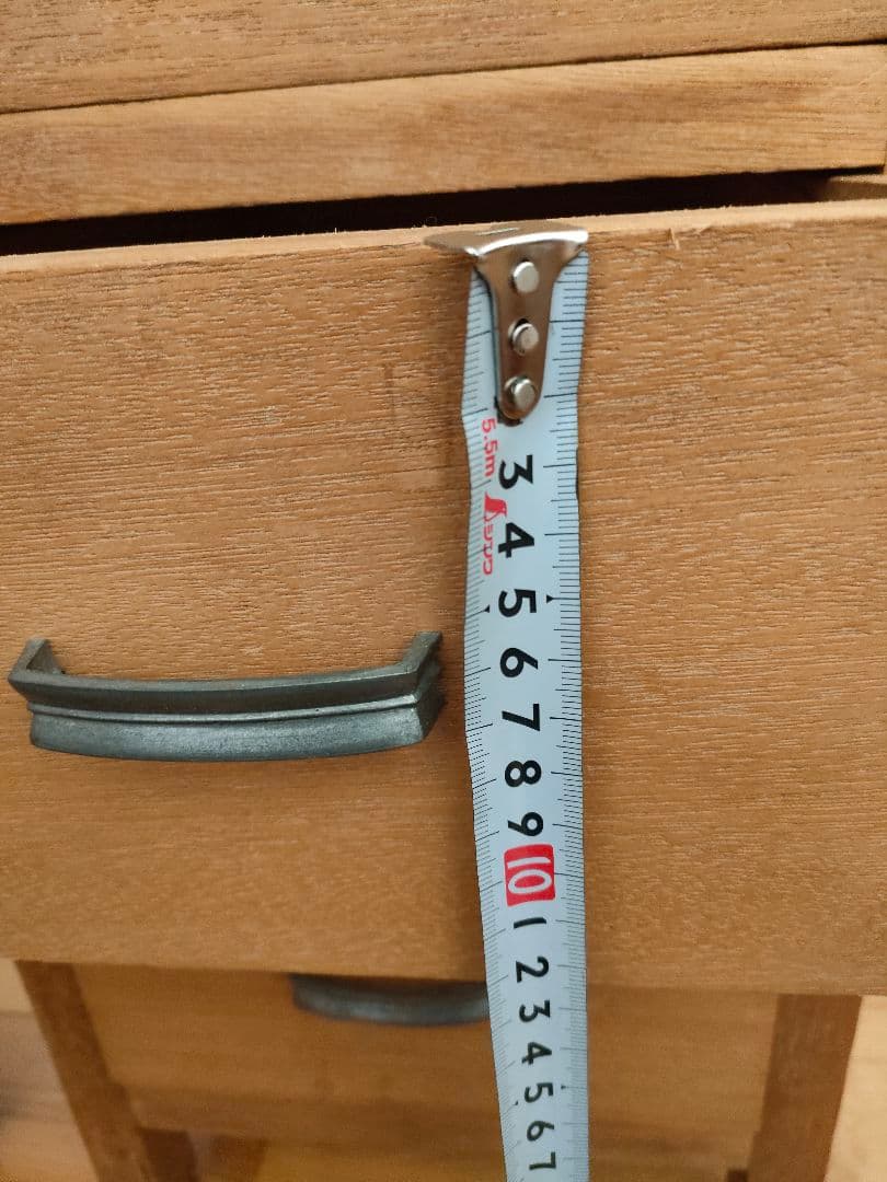 アンティーク サイドチェスト 袖机 書類棚 昭和レトロ