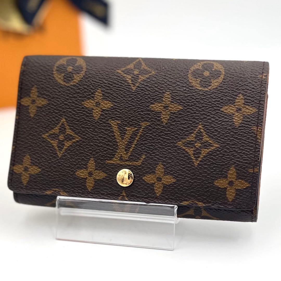 極美品 ルイヴィトン モノグラム ポルトモネ ビエ トレゾール