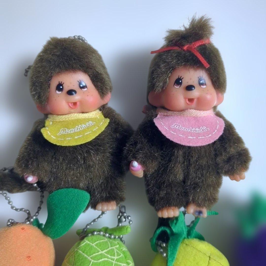 【レア】モンチッチ キーホルダー 果物 フルーツマスコット 6点セット