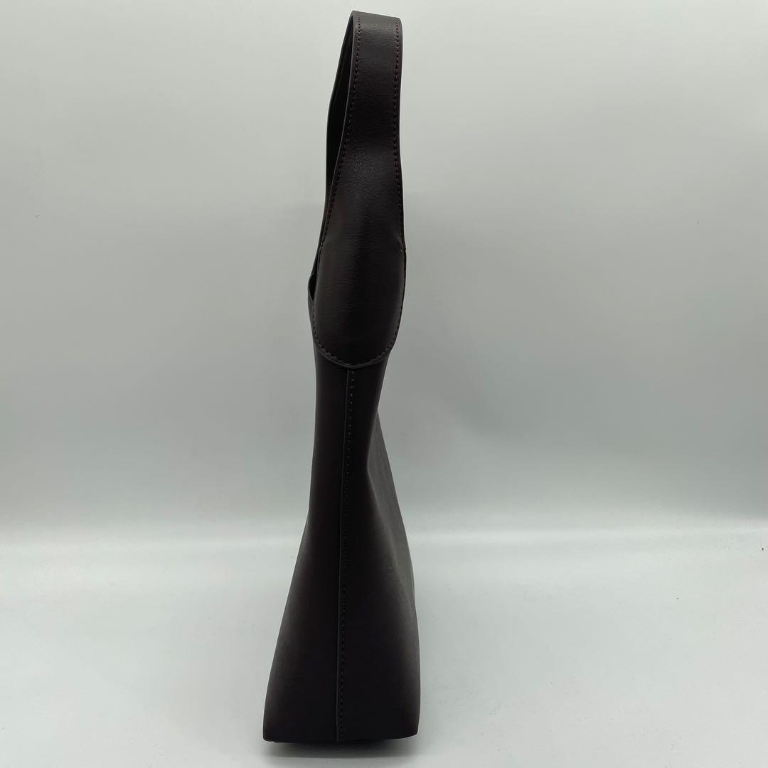 【極美品】コーチ　ブルックリン　ショルダーバッグ　レザー　ロゴ　ダークブラウン