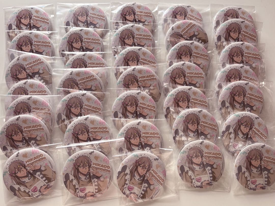 桃源暗鬼 ジャージメイド 缶バッジ 桃寺神門 35点