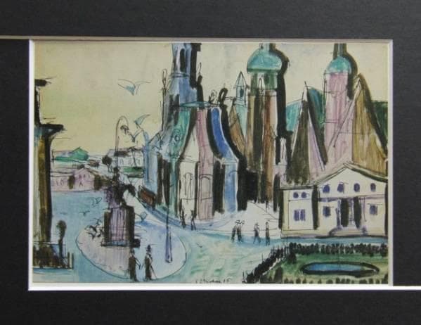 Kirchner、DORFPLATZ、海外版超希少レゾネ、新品額付