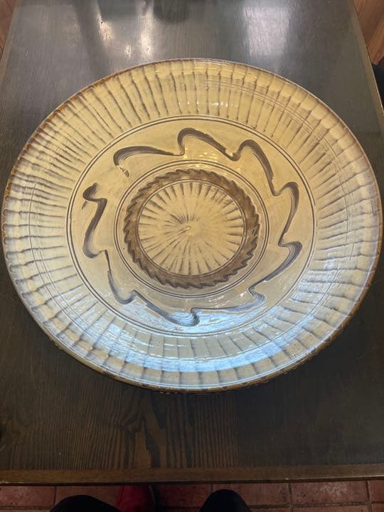 小鹿田焼　大皿