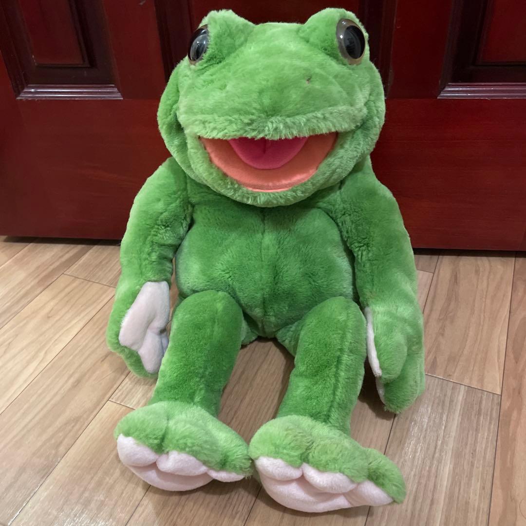 Play Talkin プレイトーキン　カエルのパペット　黄色タグ