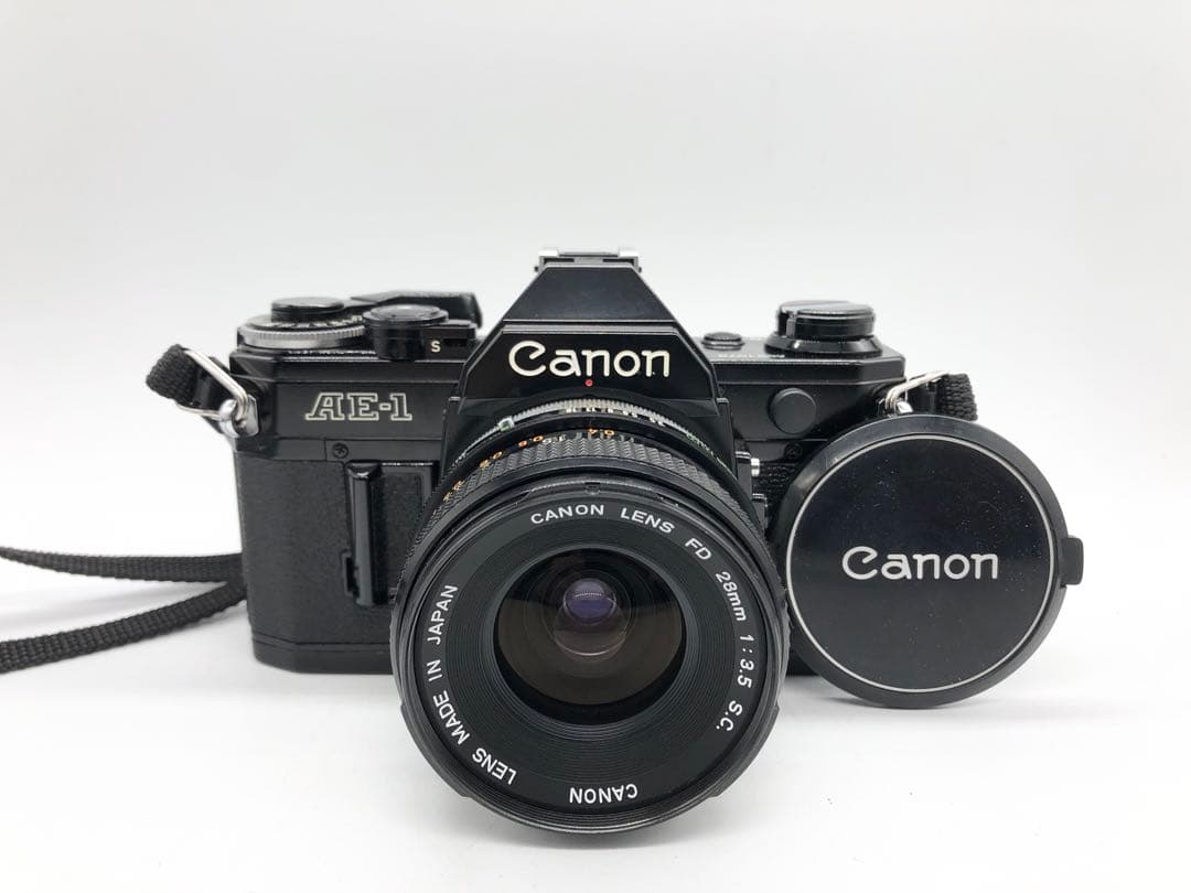 【完動品】Canon AE-1 + FD 28mm f3.5 S.C 動作確認済