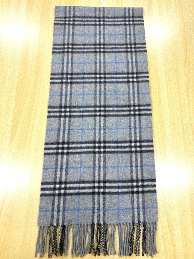 レア美品✨️BURBERRY バーバリー カシミア 100% ノバチェック 英国製