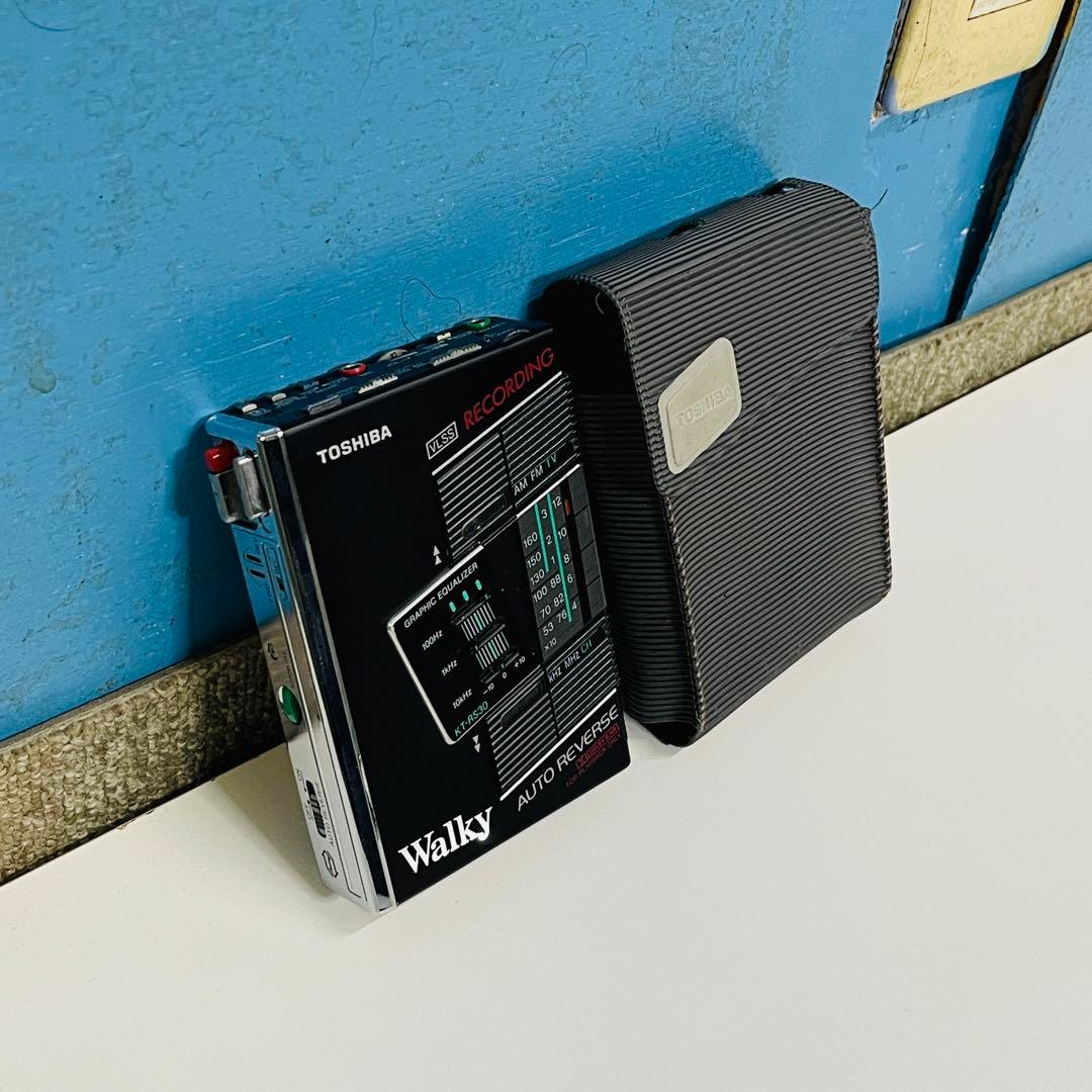 TOSHIBA 東芝Walky KT-RS30 カセットプレーヤー ケース付き