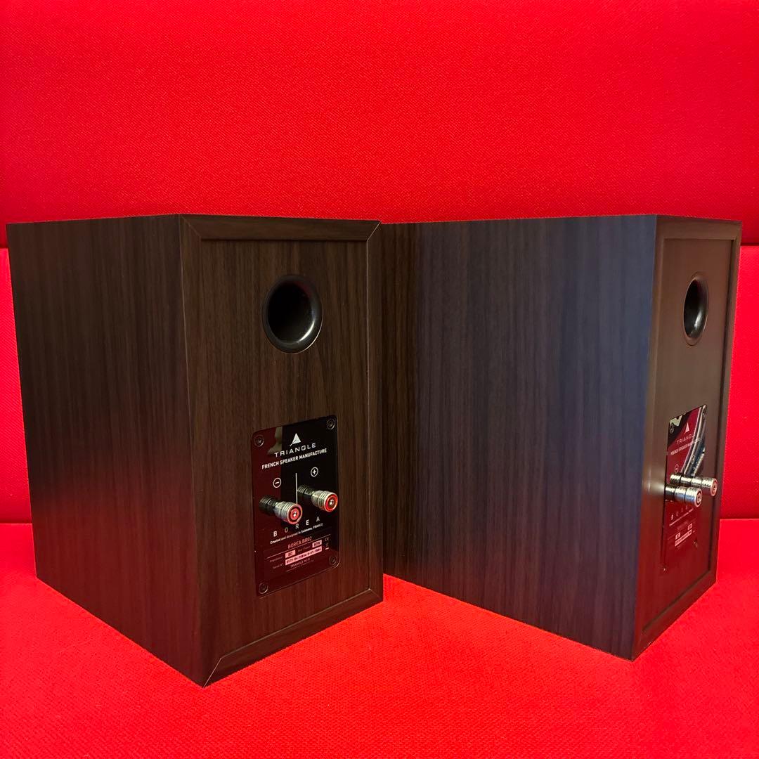 【完動美品】TRIANGLE Borea BR02 スピーカー　ペアWALNUT