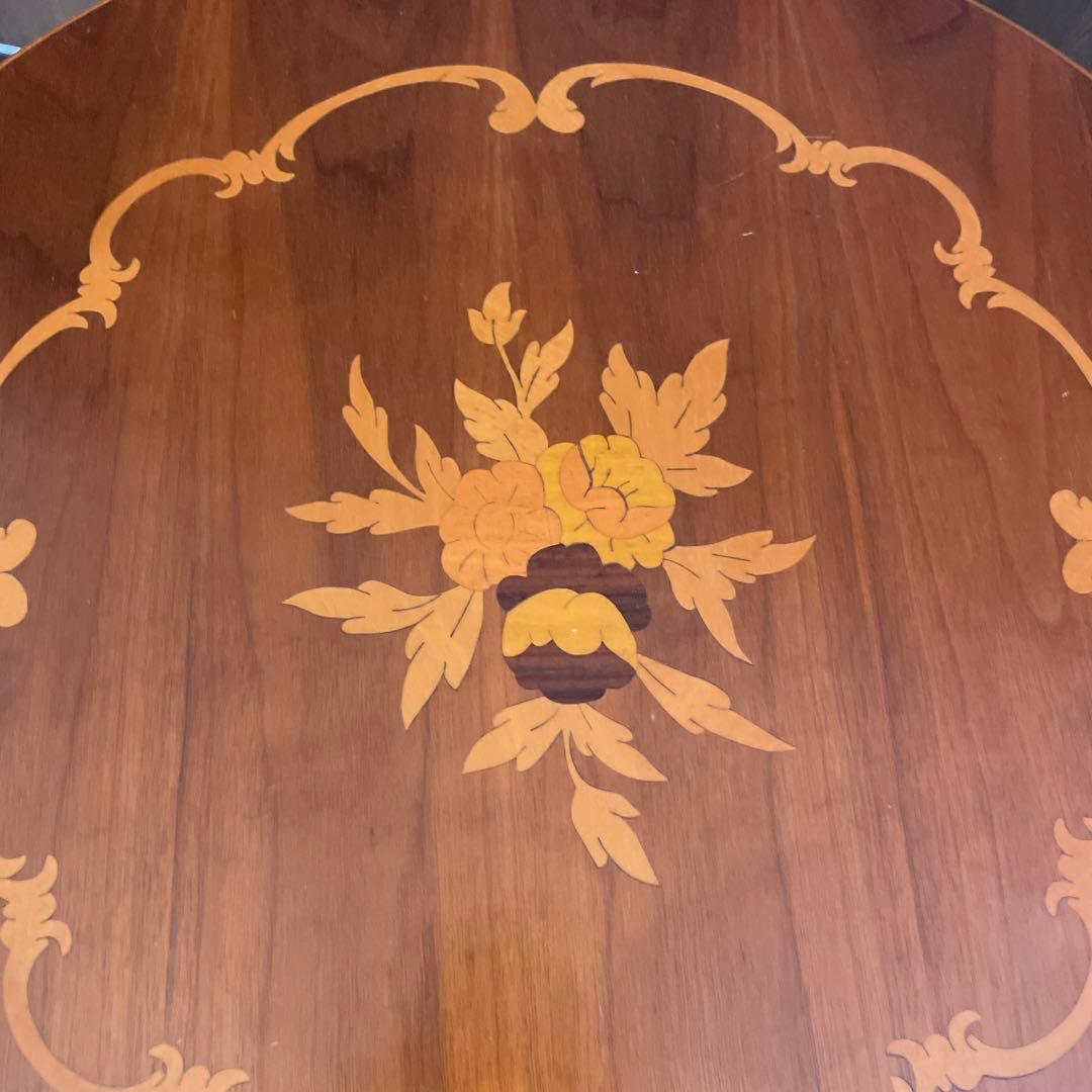 ①【条件あり】イタリア製　アンティーク　ダイニングテーブル