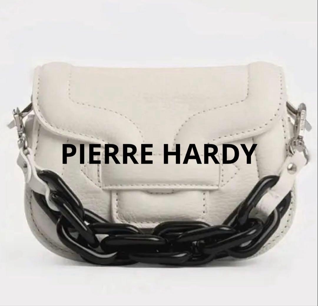 【人気色】PIERRE HARDY マイクロアルファヴィルバッグ　白／黒
