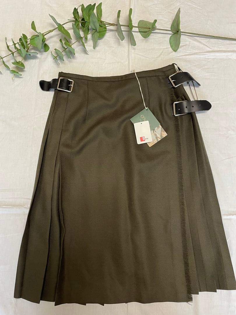 オニールオブダブリン　プリーツスカート　巻きスカート