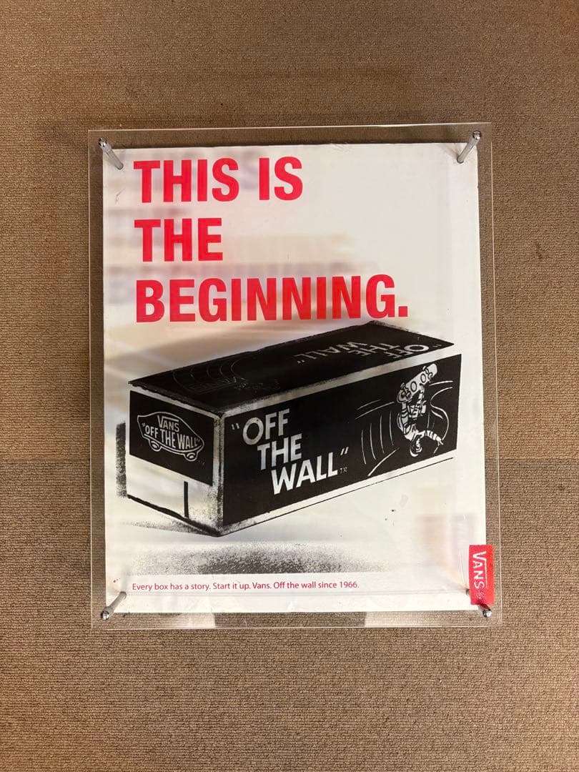 レア 非売品 VANS バンズ 店頭販促 バナー ヴァンズ アメリカ購入