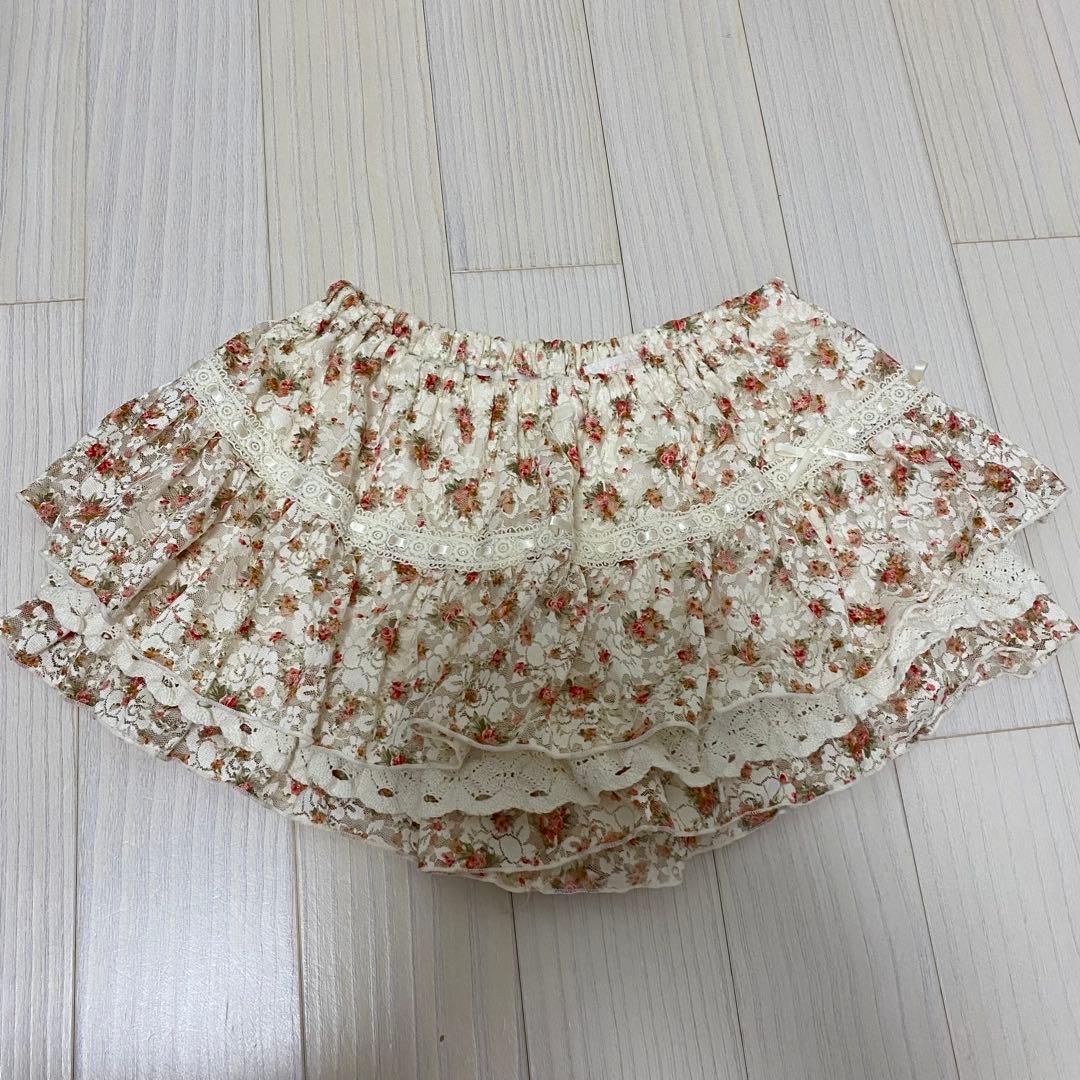 LIZ LISA リズリサ 花柄 スカパン 希少