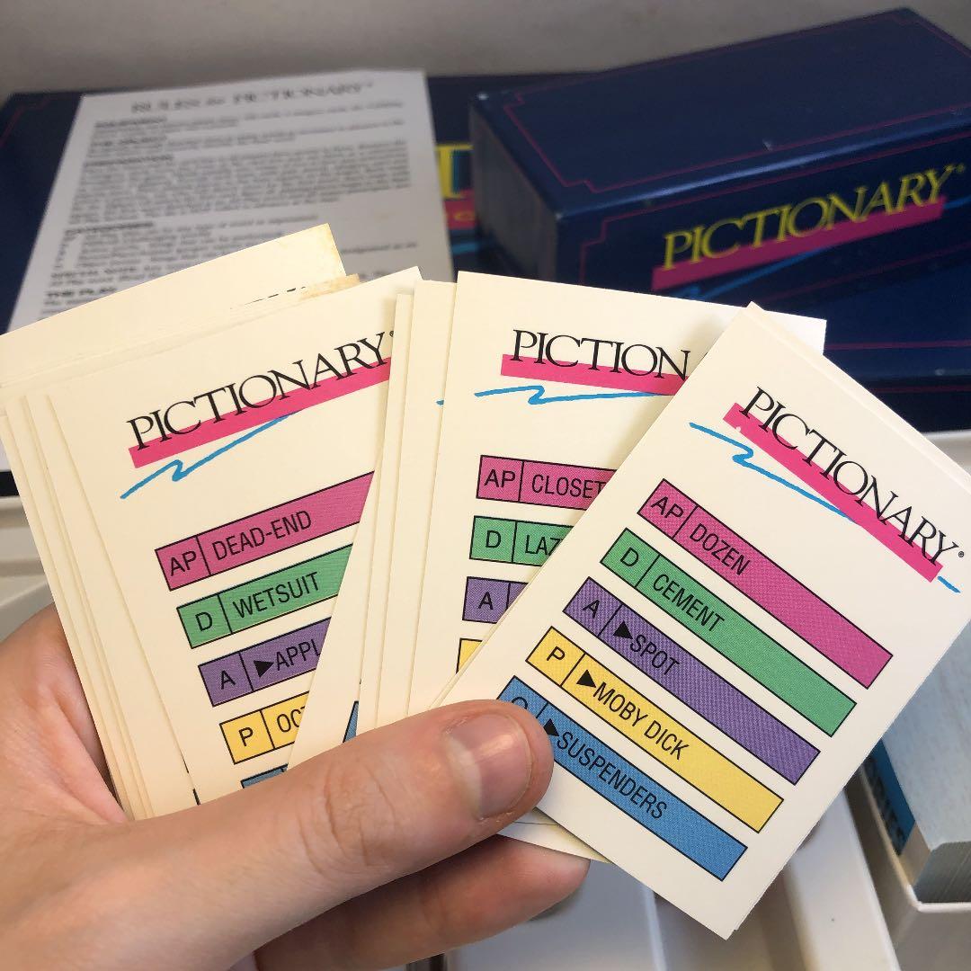 ピクショナリー ボードゲーム　レア英語版　９０年代版