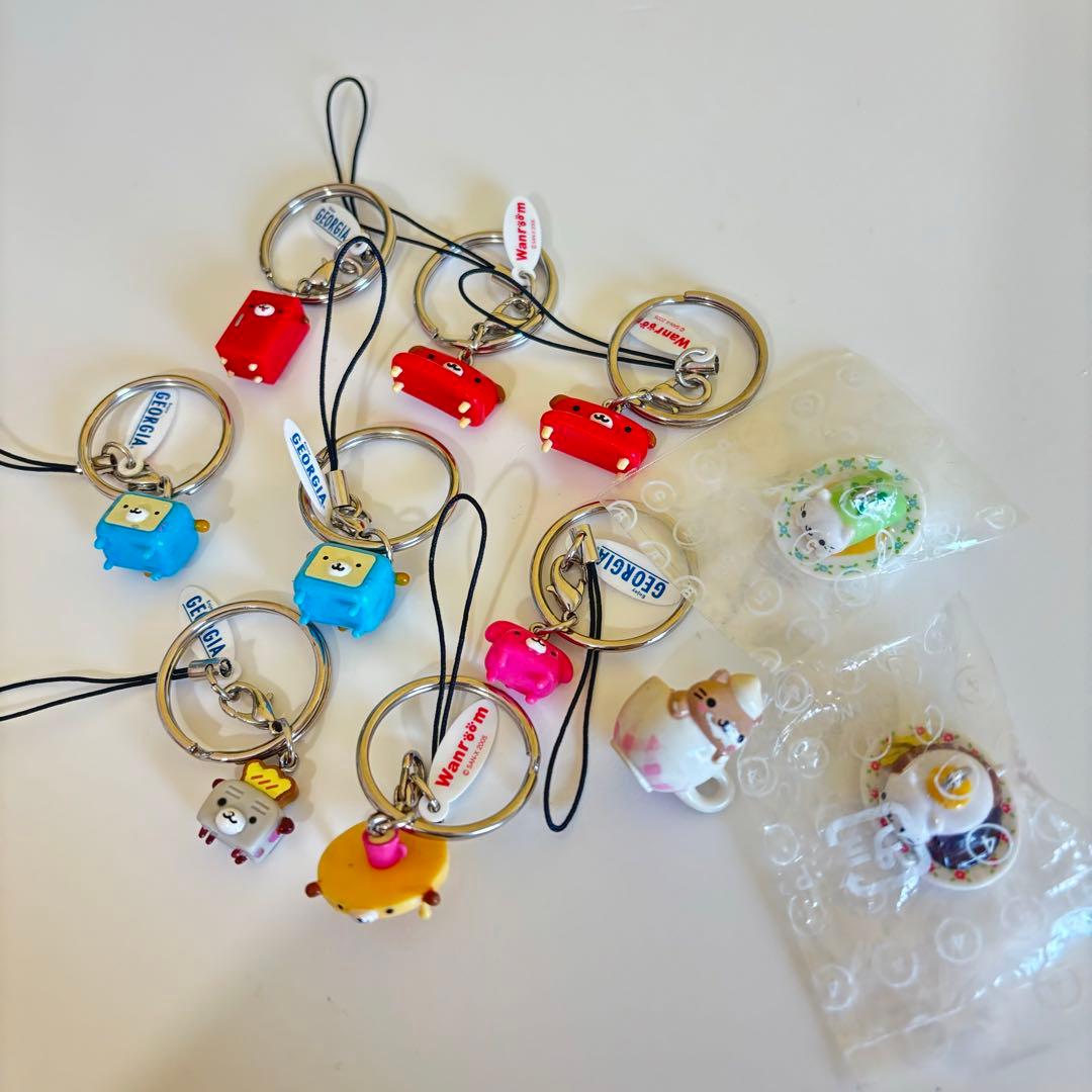 激レア san-x にゃんにゃんにゃんこ　ワンルーム　ストラップ サンエックス