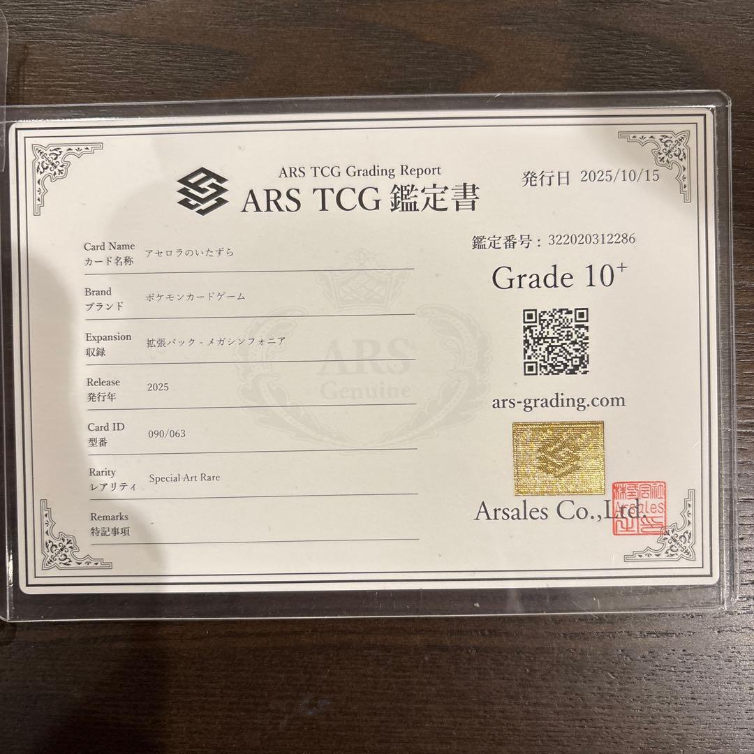 アセロラのいたずら SAR ARS鑑定 10+