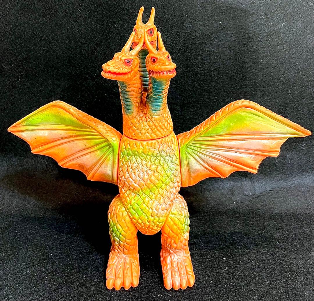 ブルマァク　キングギドラ　1970年　初期型　当時物　ゴジラ　落書き破損無し