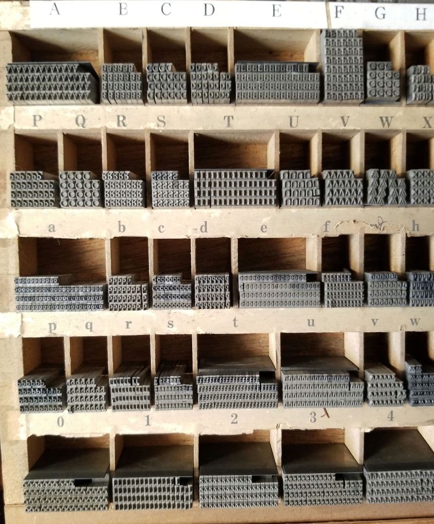 セール【6号】フツラライト 活字 英字 アルファベット 数字 記号