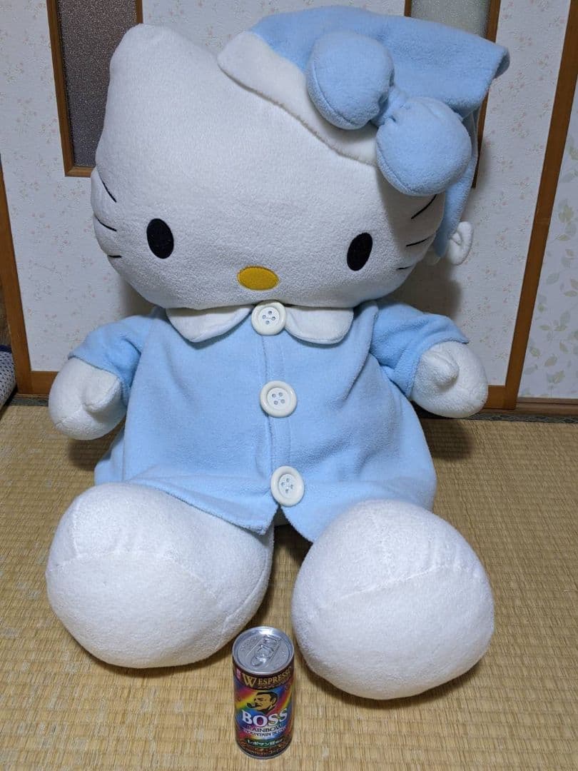 レトロ　レア　キティ　特大　ぬいぐるみ　パジャマ