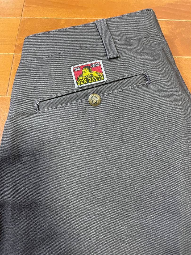 新品　BEN DAVIS BENS フリスコパンツ　グレー　ウエスト34