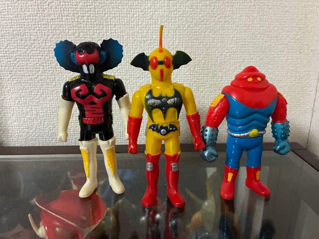 当時物　ブルマァク・タカトク　アクマイザー3 ソフビ