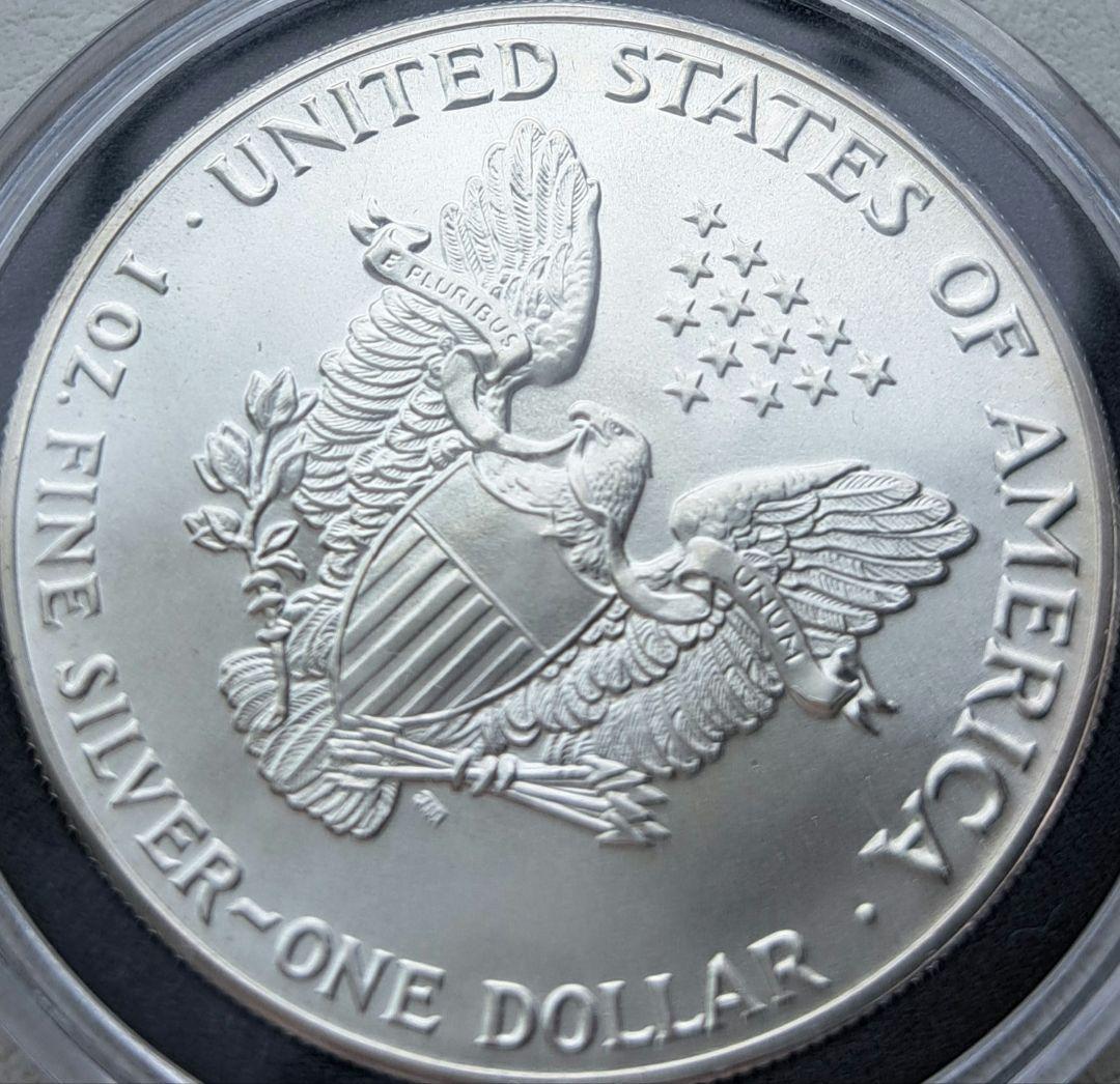 ☆初年度発行☆1986年「イーグル•ウォーキングリバティ」純銀1オンス銀貨