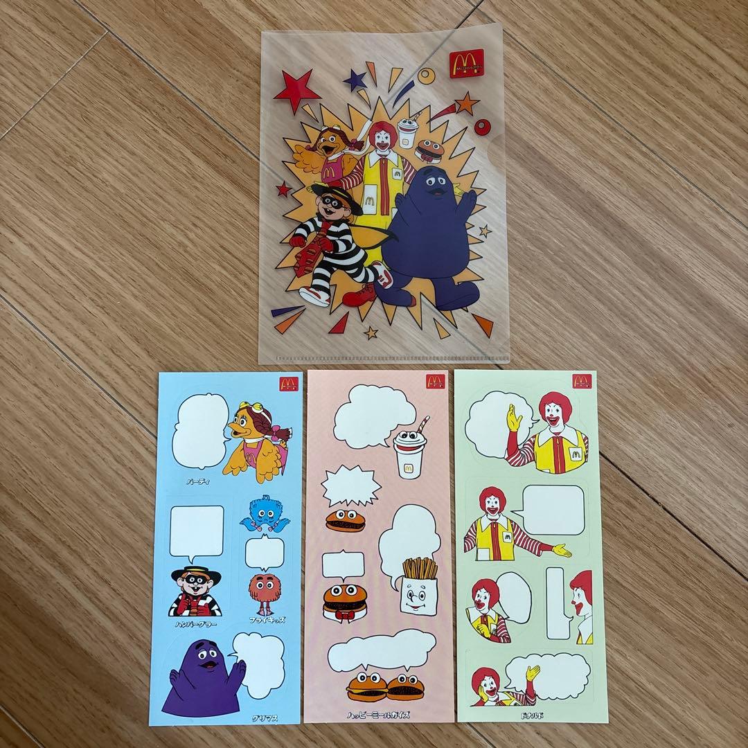 ◆レアなミニクリアファイル◆マクドナルド　マック　マクド