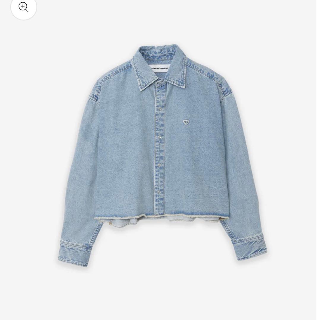 岩田剛典　GOD ONLY KNOWS CROPPED DENIM SHIRT