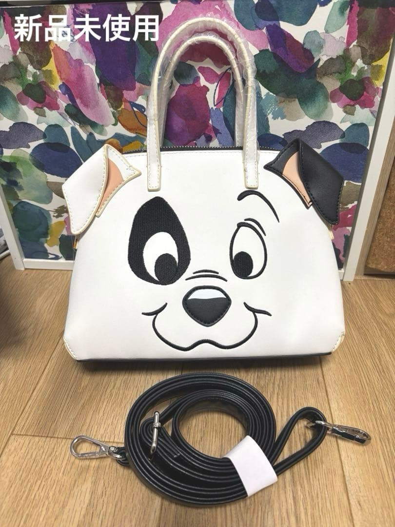 【新品未使用】希少 ラウンジフライ 101匹わんちゃん ショルダーバッグ