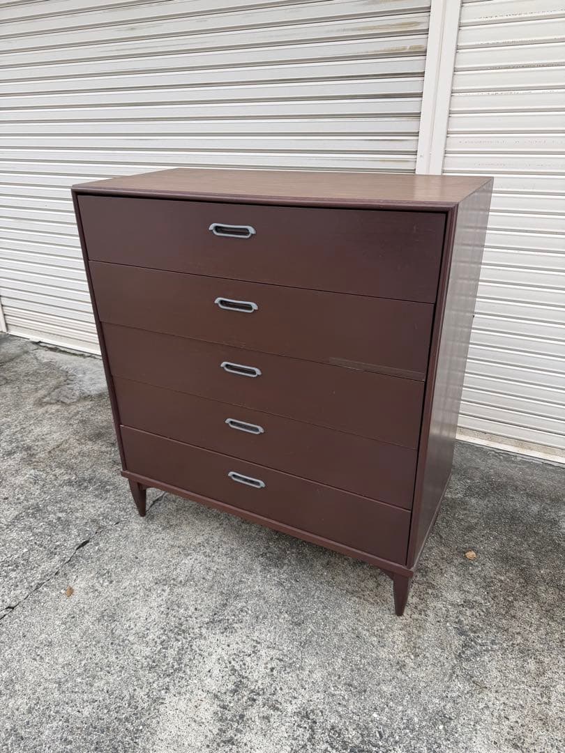 ドレクセル ヘリテイジ 脚付き5段チェスト DREXEL USヴィンテージ