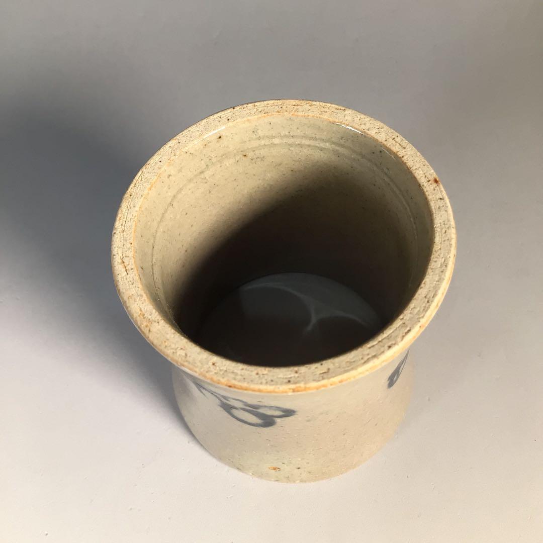 Ｍ７８７　蓋置　『膳所焼』『淡海ぜぜ』『表千家　久田宗也　箱書』　共箱　茶道具