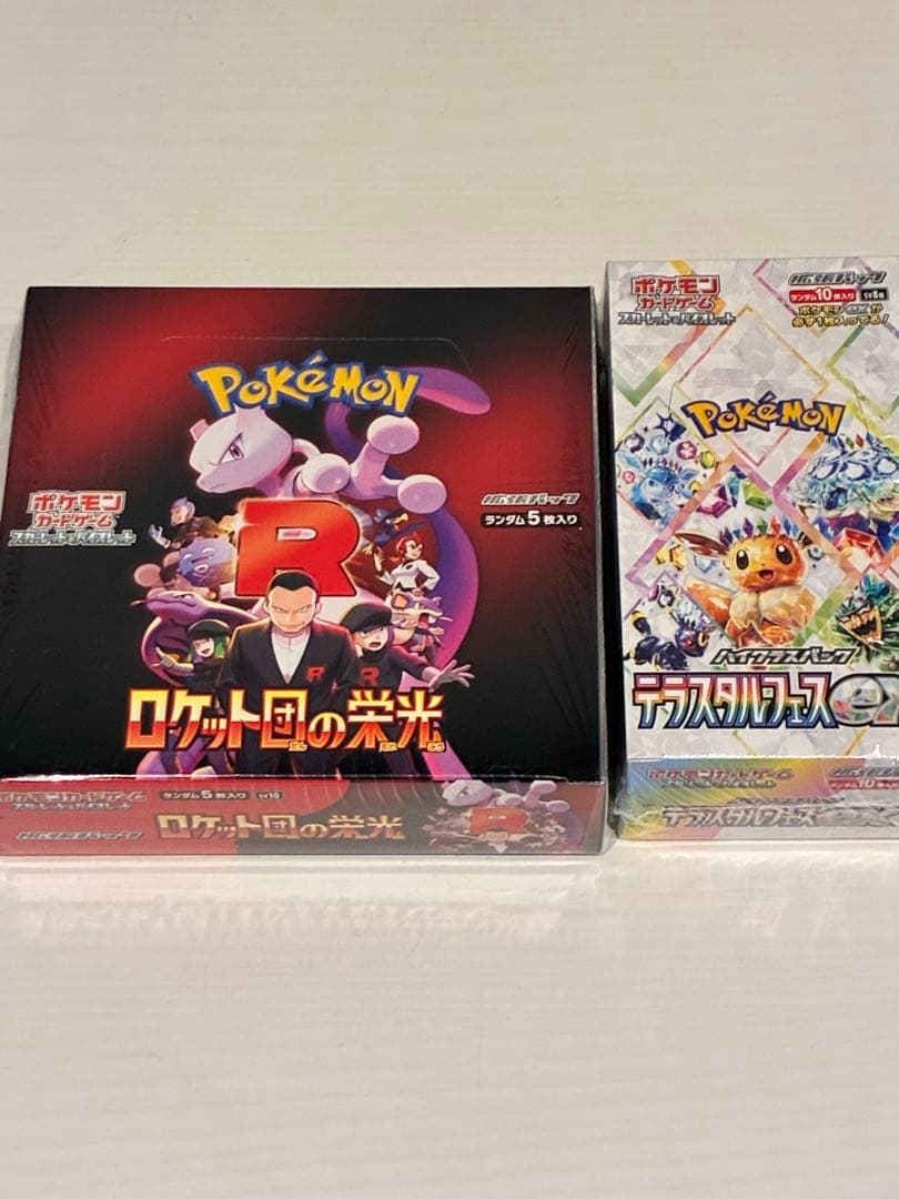 【新品未開封シュリンク付き】ロケット団の栄光 テラスタルフェスex