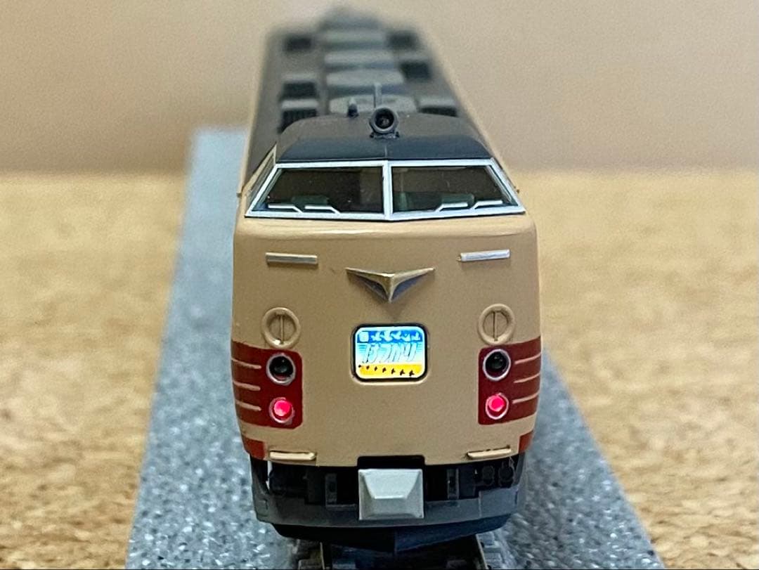 NゲージTOMIX 国鉄 485-1000系特急電車基本セット ウェザリング加工