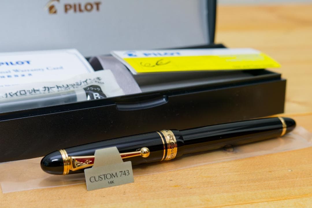 j*y様 PILOT 万年筆 カスタム743 SM ブラック FKK3000RB
