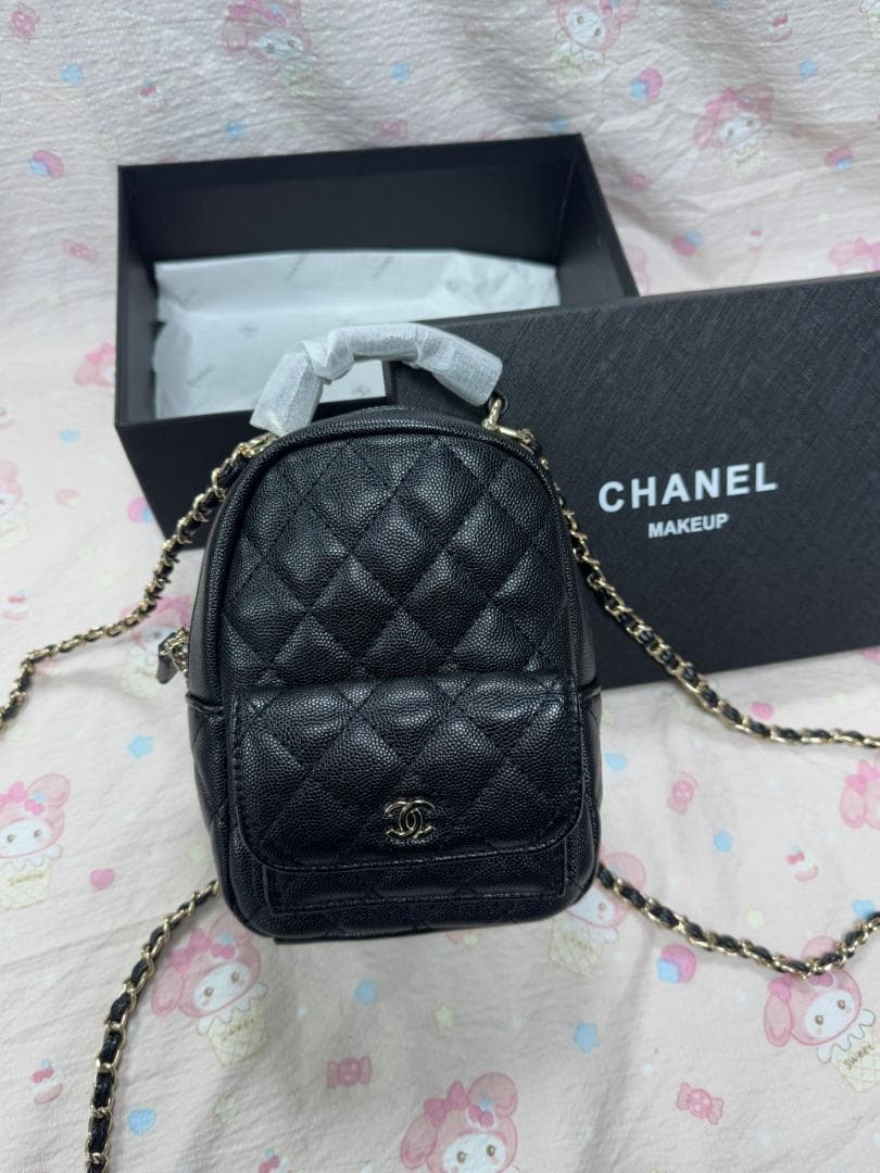 新品・ノベルティ ブラック レザー バックパック