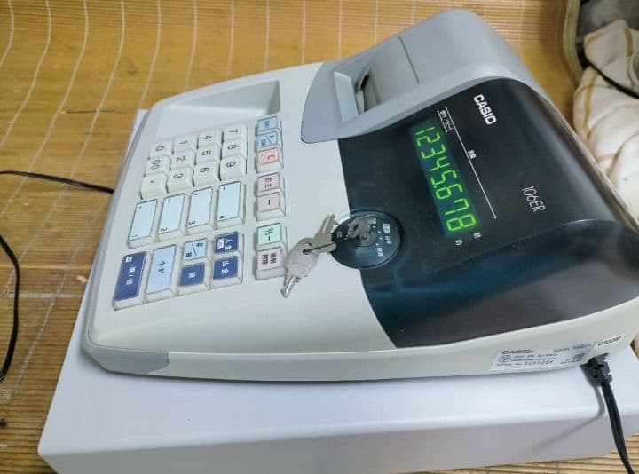 カシオレジスター　106ER　簡単便利特殊　送料込　925777