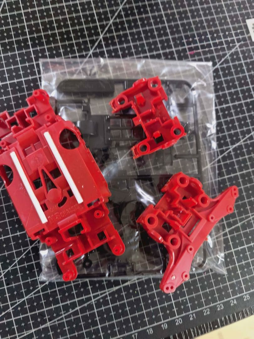 ミニ四駆　MSフレキ　高精度カスタム　公式対応　ショック吸収　タミヤ純正 未塗装