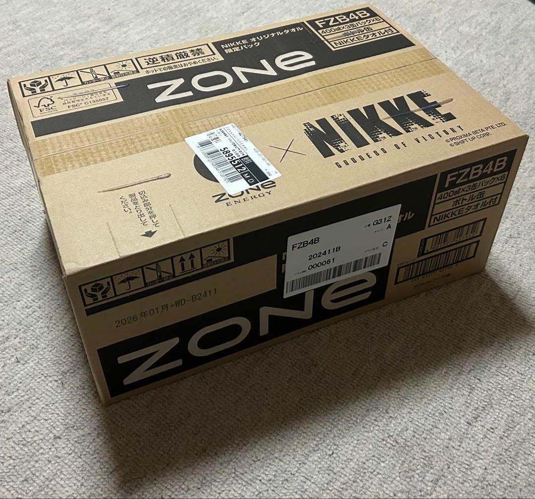 未使用　NIKKE ZONE タオル　全6種類セット　飲料無し