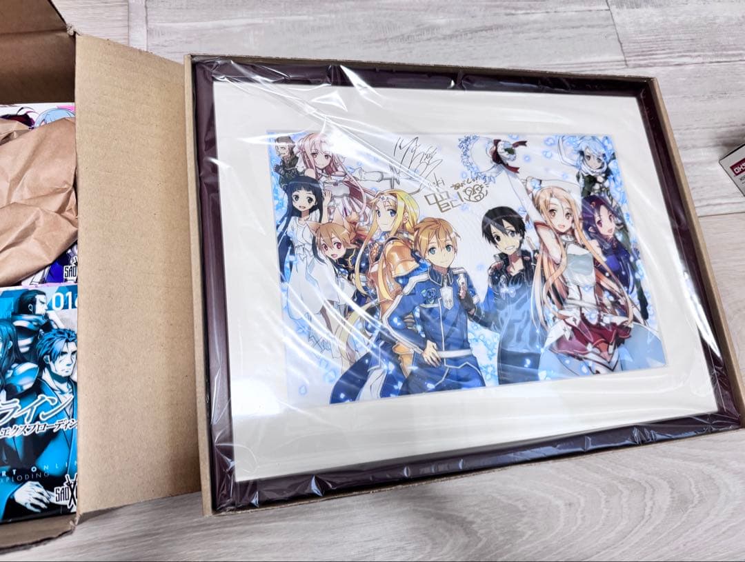 ソードアート・オンライン 刊行10周年記念限定カバー＋箔押しサイン入り複製原画