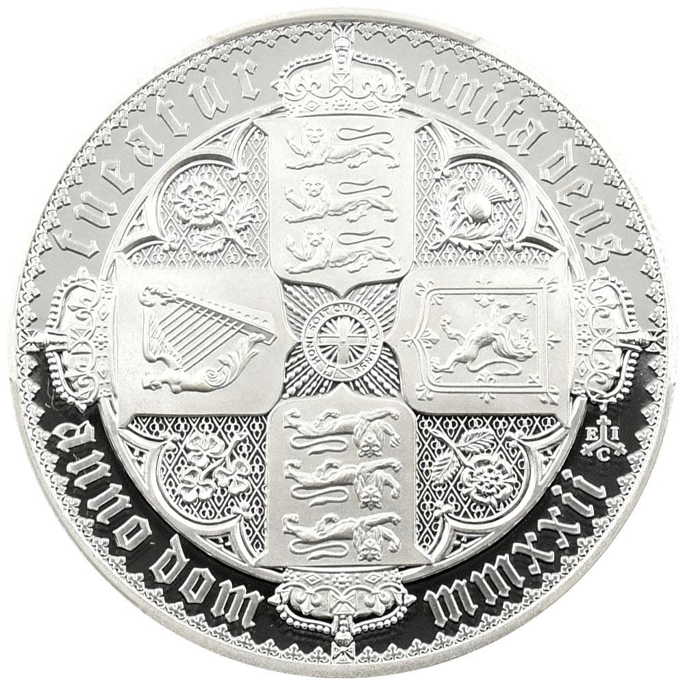 2022マスターピースゴシッククラウン1oz銀貨 PR69 (新品未使用)161