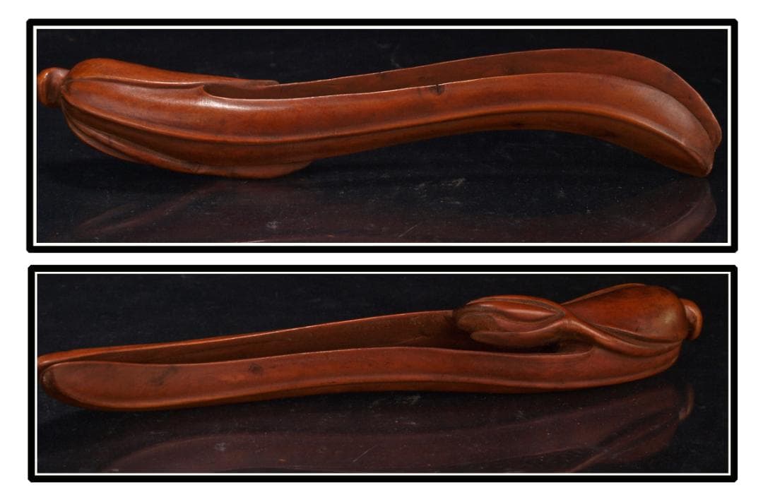 中国清時代の木製彫刻　激安骨董品 古美術 DE1513D2-2