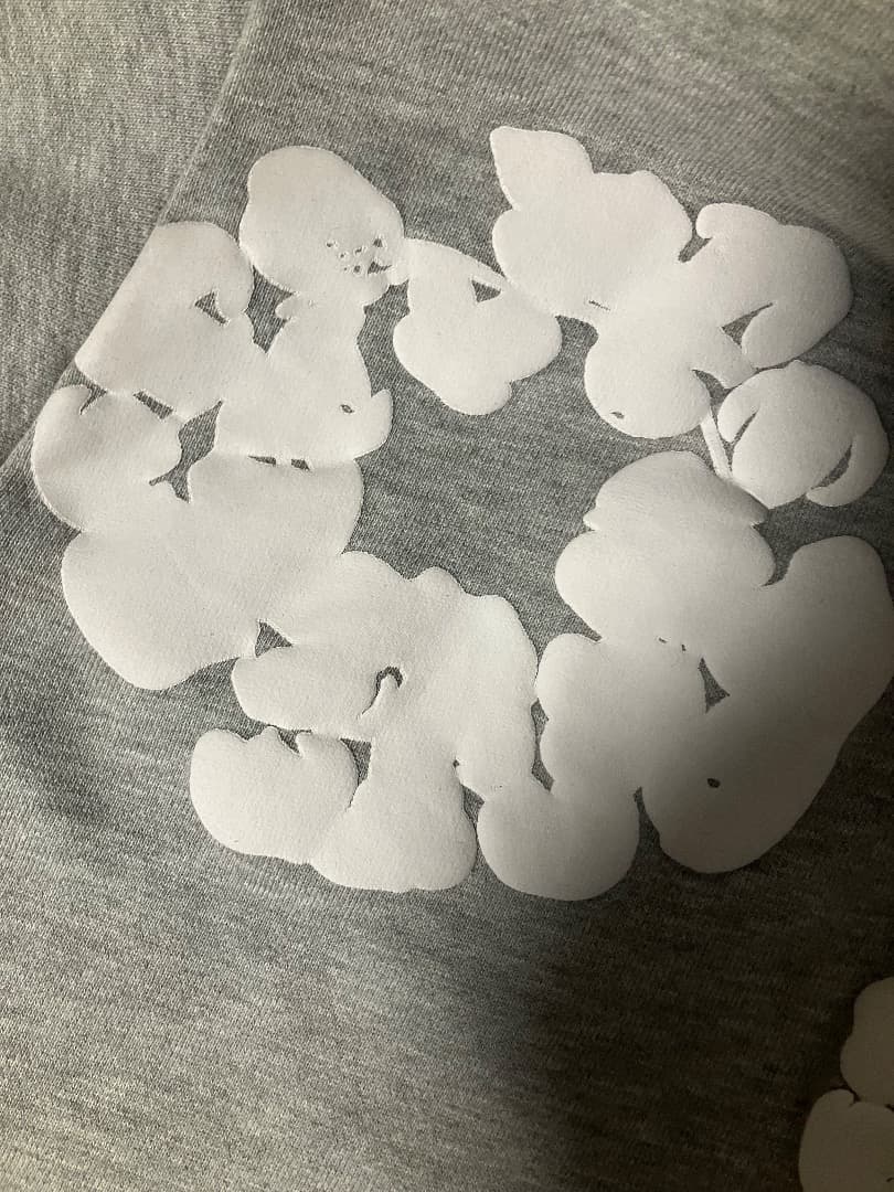 DENIM TEARS グレー フード付きパーカー